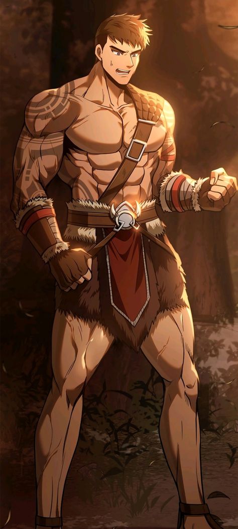 Bjorn Surviving The Game as a Barbarian Barbarian Character Design Male, New Manhwa, Barbarian Dnd, Ben 10 Comics, Greek Warrior, Cartoon Love Photo, Anime Guys Shirtless, D&d Dungeons And Dragons, Anime Dad