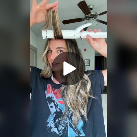 Curling Front Pieces Of Hair, Curtain Bangs Tiktok, How To Curl Front Pieces Of Hair, Styling Curtain Bangs, Front Pieces, Bangs Tutorial, Long Curtains, Curtain Bangs, Fix It