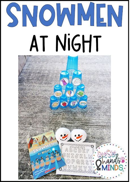 Snowmen At Night Activities, Snowman At Night, Snowmen At Night, Winter Theme Preschool, Prek Crafts, Winter Activities Preschool, Night Activities, Winter Books, Adapted Books