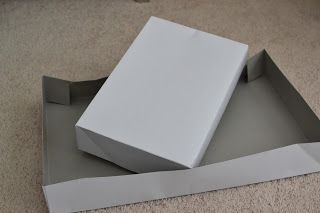 LaForce Be With You - How to make a whole box out of a shirt box lid or bottom Cardboard Crafts Kids, Shirt Box, Cardboard Storage, Cardboard Box Crafts, Gift Wrapping Techniques, Clothing Boxes, Half Shirts, Altered Boxes, Furniture Redo