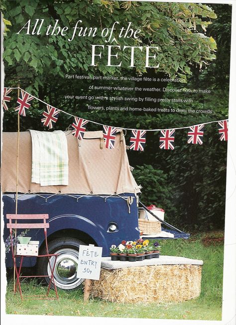 Uk Parties, Fete Ideas, Village Hall Wedding, Village Fete, British Wedding, English Summer, Summer Fair, Barn Dance, Country Fair