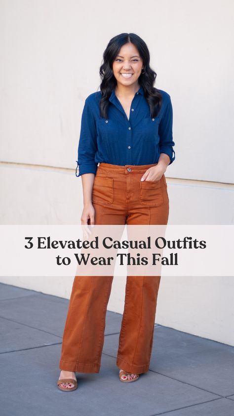 #sponsored Easy elevated casual outfits to wear this fall! Including COMFORTABLE pants that are super affordable (and great for teachers!) Plus, get 20% off with code SHOP20 until 8/25. Click through to the blog post to see the outfits! #KohlsPartner #KohlsFinds @kohls Fall Outfit Casual 2024, Teacher Outfits For Winter, Casual Friday Work Outfits Jeans, Fall Teacher Outfits 2024, Comfortable Business Casual Outfits, Fall Casual Work Outfits, Casual Friday Work Outfits, Comfy Mom Outfits, Thrifting Inspiration