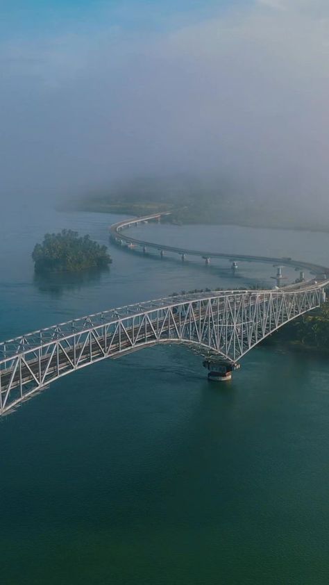 The beautiful San Juanico Bridge. It was opened in 1973, connecting the islands of Samar and Leyte. | Now in PH | Michael Jackson · The Way You Make Me Feel (Remastered Version) San Juanico Bridge, Leyte, Samar, You Make Me, Michael Jackson, Bridge, Travel, Quick Saves