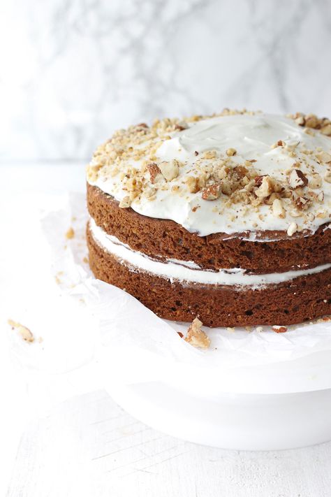 Chai Spiced Carrot Cake - The Mother Cooker Sage Party, Spiced Buttercream, Vegan Carrot Cake, Carrot Spice Cake, Spiced Carrots, Vegan Carrot Cakes, Vegan Cakes, Pumpkin Spice Cake, Vegan Cake Recipes