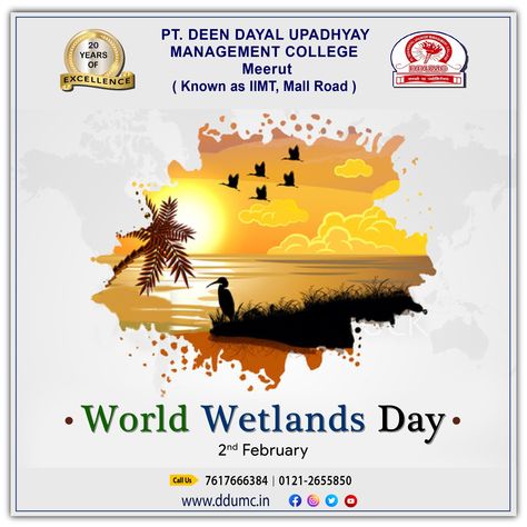 World Wetlands Day Poster, February Special Days, World Wetlands Day, International Days, International Day, Special Day, Quick Saves