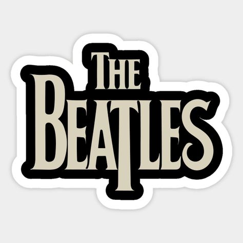 Beatles T Shirt, Beatles Band, Beatles Tshirt, Bullet Journal Cover Ideas, Band Stickers, Sticky Paper, Cute Laptop Stickers, Tshirt Printing Design, Iphone Case Stickers