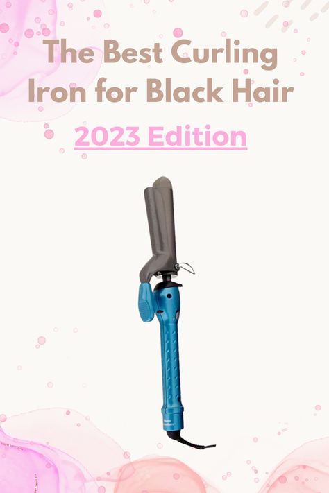 A curling iron Black Women Wand Curls, Natural Hair Curling, Cosmetology Tips, Hairstyles For Black Brides, African Wedding Hairstyles, Best Curling Iron, Good Curling Irons, Short Hair Styles African American, Natural Hair Wedding