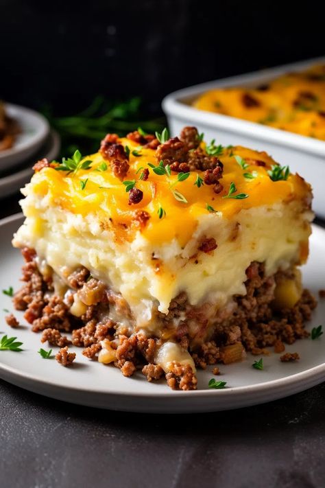 Meatloaf Casserole, Easy Comfort Food Dinners, Dinner Noodles, Ground Beef Dishes, Loaded Potato, Beef Casserole Recipes, Comfort Food Recipes Dinners, Easy Comfort Food, Minced Meat