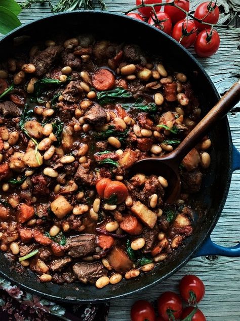 Renée Kohlman: Bison and Bean Stew a comforting winter meal | The Star Phoenix Butterbean Stew, Bison Soup, Ground Bison Soup Recipes, Vegan Butter Bean Stew, Earthy Mushroom And White Bean Stew, Bean Stew, Winter Food, Stew, Soups And Stews