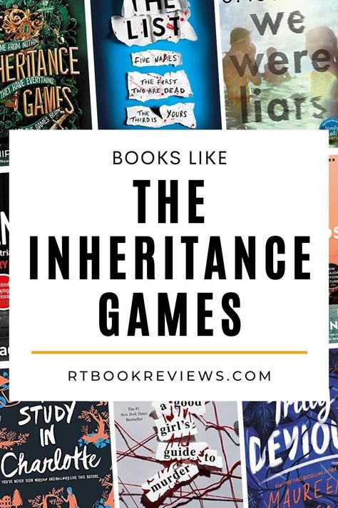 Looking for a new book to read like The Inheritance Games? You can find more mystery and action in these books like it! Tap to see 9 books like The Inheritance Games that you'll want to add to your reading list immediately! #bestbooks #bookreviews #bookslike Anna Davis, The Inheritance Games, We Were Liars, Books Fiction, Inheritance Games, Book To Read, Mystery Books, Page Turner, Girl Guides