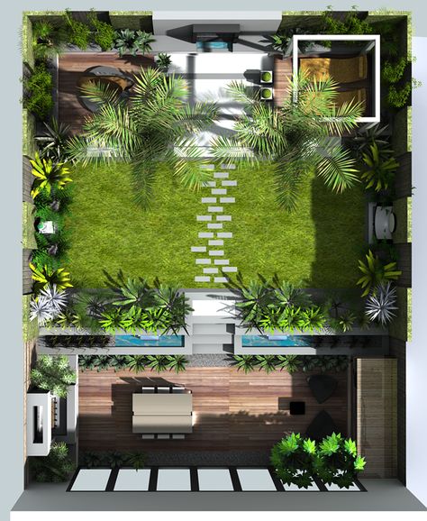 Modern Garden Design in London - Latest Member Projects - Landscape Juice Network Moderne Have, Backyard Pools, Modern Garden Design, Garden Design Plans, Contemporary Garden, Outdoor Gardens Design, Backyard Garden Design, Garden Landscape Design, Small Garden Design