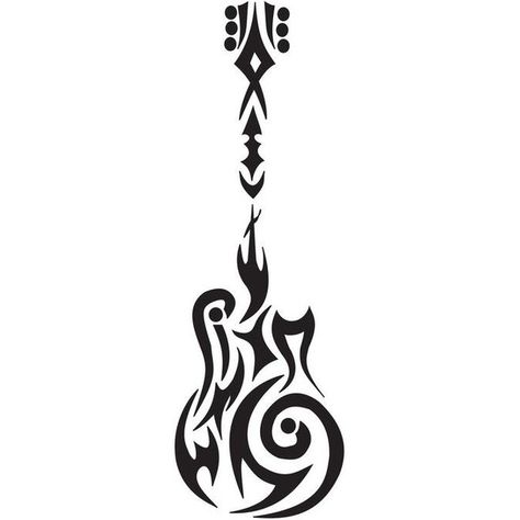 Music Tattoo Stencil, Guitar Tattoos, Guitar Tattoo Design, Om Tattoo Design, Card Tattoo Designs, Guitar Tattoo, Music Tattoo Designs, Nordic Tattoo, Card Tattoo