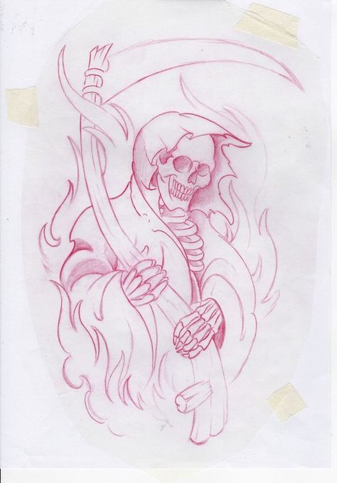 Bold and Beautiful Tattoo Sketches Grim Reaper Tattoo Stencil Outline, Cool Tattoo Stencils Easy, Grim Reaper Outline, Grim Reaper Tattoo Stencil, Grim Reaper Tattoo Designs Drawings, Grand Reaper, Sa Tattoo Ideas, Dragon Tattoo Drawing, Sketches Tattoo