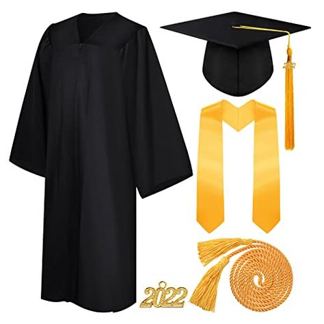 Academic Robes, Graduation Gown And Cap, Black Graduation Dress, Graduation Tassel, Graduation Cap And Gown, Black Top Hat, Graduation Gown, 2024 Year, Graduation Theme