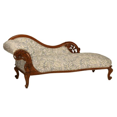 19th Century American Victorian Oak Fainting Couch Arm Chaise Lounge, Leather Chaise Lounge, Victorian Sofa, Upholstered Chaise Lounge, Living Room Decor Furniture, Victorian Chair, Upholstered Chaise, Leather Chaise, Couch Design