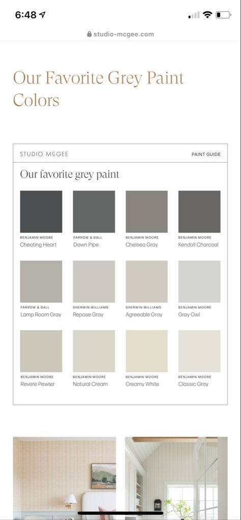 Mcgee And Co Paint Colors, Studio Mcgee Paint, Mcgee And Co Bedroom, Studio Mcgee Paint Colors, Outside House Paint Colors, Outside House Paint, Mcgee And Co, Sherwin Williams Gray, Repose Gray