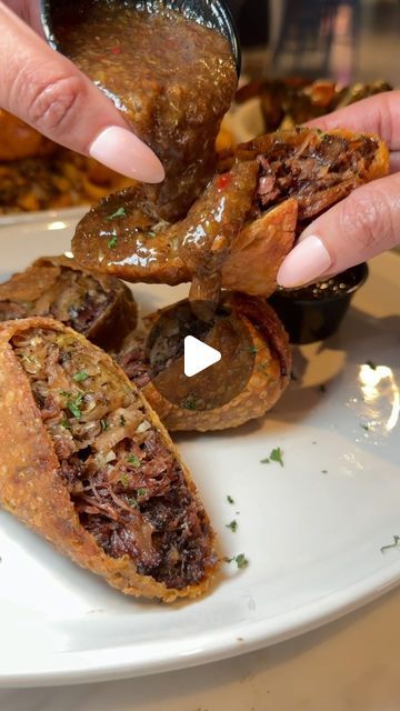 Amber Naomi 🥝 on Instagram: "OXTAIL EGG ROLLS & COCO BREAD JERK CHICKEN PHILLYS 🇯🇲 ❤️💛💚
Bussin Jerk ATL just got bigger and better than ever!
And Yes, that includes their infamous oxtail egg rolls…bc just look at how stuffed they are now!!!🤤 
&& dipped in the bussin sauce? 
The most phenomenal bite you’ll ever have 🤞🏽🥹 
***
These incredible Jamaican women have set up a permanent spot at Politan Row so the days of stalking their food truck location are of the past🤭 
Their new spot is so cute, and to sweeten the deal @politanrow.ashfordlane has an amazing bar with a great ambiance. I ended up there on a Wednesdays and come to find out all bottles of wine are half off! 🍷 
Already planning to come back when they have live music on Sundays as well🎶 
Trust me, the food alone is worth Oxtail Egg Rolls, Jerk Chicken Egg Rolls Recipes, Jerk Chicken Egg Rolls, Coco Bread, Jamaican Women, Chicken Egg Rolls, Egg Roll Recipes, Jerk Chicken, Egg Rolls