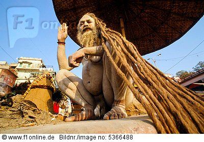 Shiva sadhu with long dreadlocks, Varanasi, Uttar Pradesh, India, Asia Indian Dreadlocks, Long Dreadlocks, India Asia, Varanasi, Uttar Pradesh, Shiva, Lion Sculpture, Dreadlocks, Stock Photos