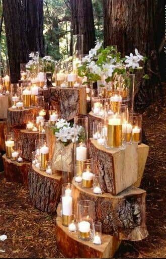 Amber Wedding, Candles And Flowers, Wedding Reception Lighting, Wedding Glamour, Deco Champetre, Rustic Wedding Decorations, Tahoe Wedding, Wedding Videography, Outdoor Wedding Venues