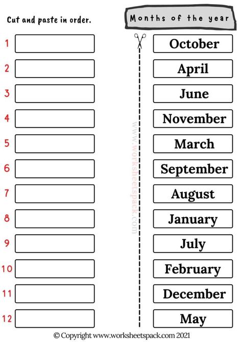 Months of the year activities PDF - worksheetspack Months Of The Year Worksheet Preschool, Month Of The Year Worksheet, Months Of The Year Printables Free, Telling Time Activities, Math Exercises, Handwriting Activities, Homeschool Worksheets, First Grade Sight Words, Matching Worksheets