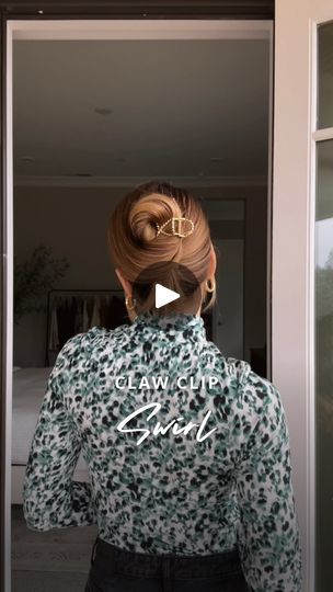 2.6M views · 89K reactions | Easy claw clip bun! ✨

This is the new way I’ve been styling my claw clips and I love it! Gather hair into a ponytail and hold it in your non-dominant hand. Using your dominant hand, open the claw clip as wide as possible and place it next to the ponytail where your non-dominant hand rests. Pull the hair up and into the mouth of the clip. Wrap the ponytail around the bottom teeth of the clip one time and close it. 💁‍♀️

#hair #hairtutorial #updo #hairstyles | Nichole Ciotti | nicholeciotti · Original audio Claw Clip Bun, Clip Bun, Bottom Teeth, A Ponytail, Updo Hairstyles, The Claw, Claw Clips, Claw Clip, Hair Updos