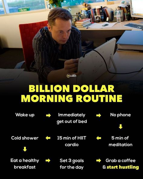 Billion Dollar Morning Routine, Trading Psychology, Legit Work From Home, Cold Shower, High Paying Jobs, Success Affirmations, Entrepreneur Mindset, Cool Outfits For Men, Getting Out Of Bed