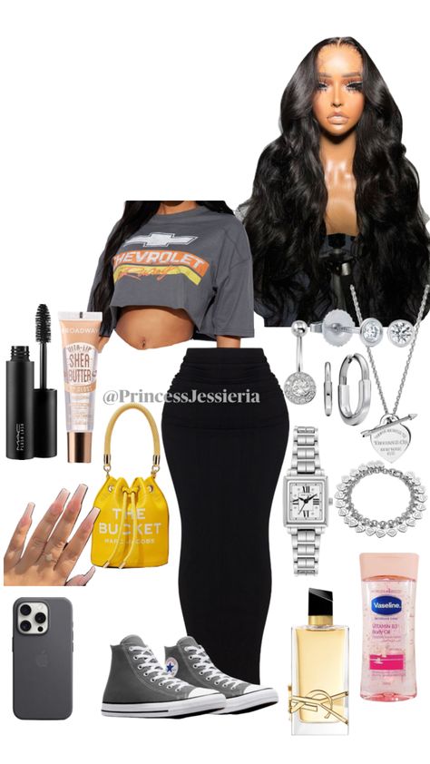 @princessjessieria Day Party Outfits Black Women, College Outfits Black Women, Party Outfits Black Women, College Outfits Black, Outfits Black Women, Shein Outfits, Cute Lazy Outfits, Cute Lazy Day Outfits, Swag Outfits For Girls