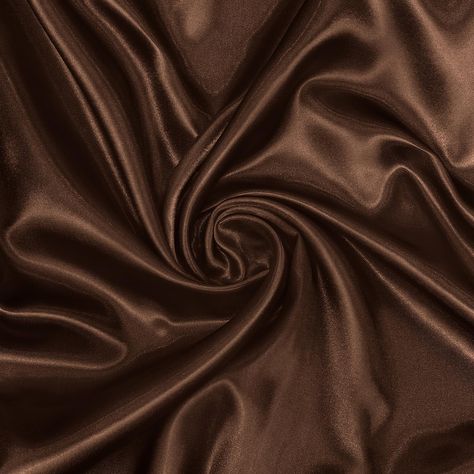 PRICES MAY VARY. What You Will Get: 10 yards satin fabric. Size :360 x 60 inches (L x W). Satin is sold by the yard. For example, if you choose 10 yards and the quantity is 3, you will receive 3 pieces of 10 yards fabric. High Quality Material: Satin cloth fabric offers a luxurious sheen, soft touch, and excellent drape. Shiny fabric is durable, reusable, fade-resistant, and easy to care for, with quick drying properties. Silky fabric provides a solid foundation for various craft projects, allow Sewing Costumes, Chocolate Satin, Shiny Fabric, Brown Satin, Silky Fabric, Cloth Fabric, Wedding Diy, Baby Art, Amazon Art