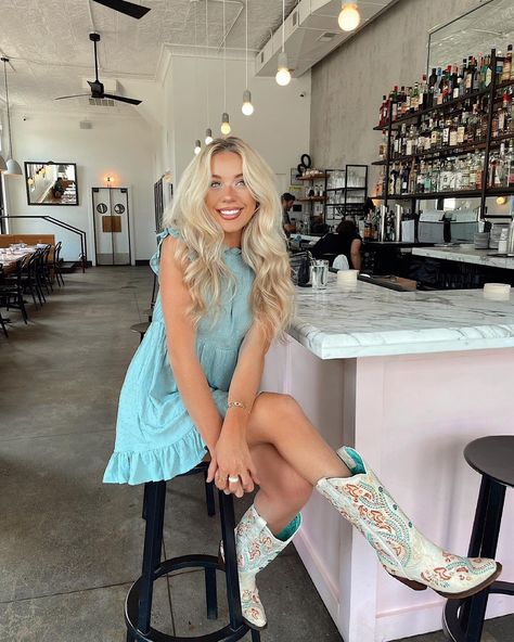 Megan Moroney on Instagram: “hey it’s me again @countryoutfitter” Megan Moroney Captions, Tennessee Orange Megan Moroney, Megan Moroney Wallpaper, Megan Moroney Wallpaper Lyrics, Am I Okay? Megan Moroney, Boho Wrap Dress, Georgia Girls, White Boho Dress, Girls In Mini Skirts