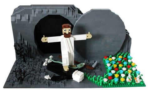 LEGO Easter Lego Bible Lessons, Lego Bible, Lego Easter, Lego Diy, Lego Activities, Lego Characters, In Christ Alone, Cool Lego Creations, Lego Models