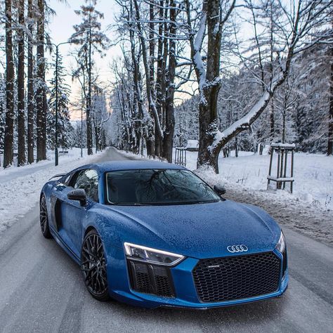 R8 V10plus R8 V10, Blue Car, Audi R8, Audi, Sports Car, Road, Cars, Sports, Blue