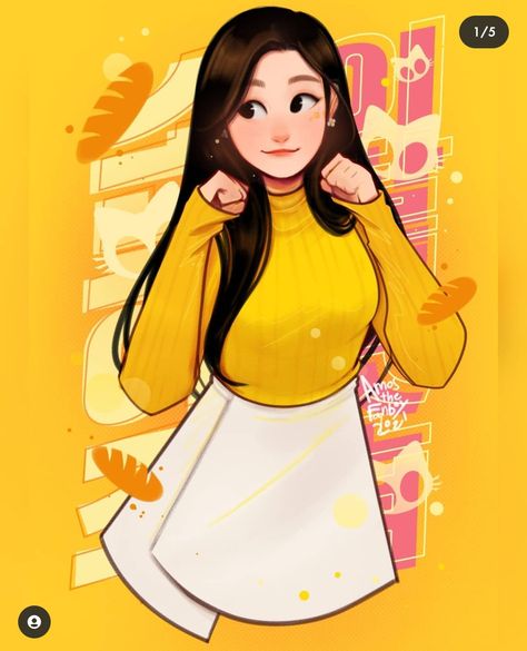 Amos The Fanboy, Happy Hyunjin, Art Logos, Illustration Art Girl, Designer Art, Creative Illustration, Cute Art Styles, Girls Cartoon Art, Digital Art Girl