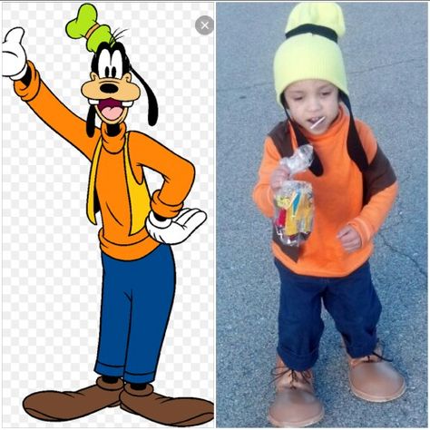 Goofy costume diy Goofy Costume Diy, Diy Goofy Costume, Adult Goofy Costume Diy, Goofy Movie Halloween Costume, Homecoming Costumes, Toodles Mickey Mouse Costume, Pluto Costume, Goofy Birthday, Goofy Outfits