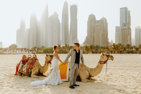 Dubai Elopement, Dubai Beach, Dubai Wedding, Fast Hairstyles, Destination Elopement, Travel Wedding, Traditional Wedding, In Dubai, Elopement