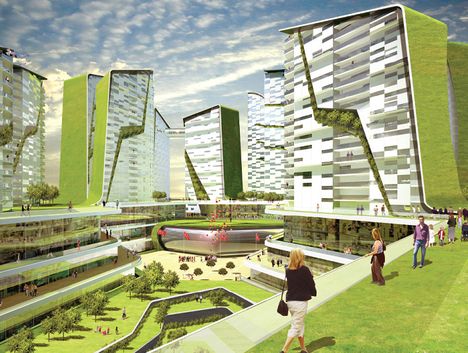 Low Carbon City, Vertical City, Architecture Presentation Board, City Planner, Sustainable City, Architectural Section, Natural Building, Green City, Low Carbon