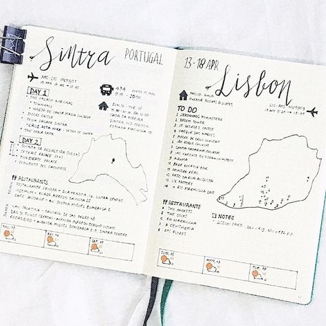 366 Likes, 27 Comments - Suzy (@memillennial) on Instagram: “Ready for my trip to Lisbon! Anymore tips anyone? ” Bullet Journal Voyage, Weekly Log, Travel Crafts, Memory Journal, Bullet Journal Ideas, Diary Ideas, Bujo Inspiration, Bullet Journal Spread, Bullet Journal Layout