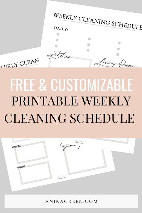 Cleaning is NOT a fun hobby for me--never has been. But this printable daily and weekly cleaning schedule is actually helping me stick to my household goals! for working mom | once a week cleaning schedule | printable blank cleaning schedule | apartment cleaning list | how to create a cleaning schedule | printable free simple | easy cleaning | checklist | days of the week | for kids | for couples | Intentional living | Home | Adulting | editable template Weekly Cleaning Schedule Printable Editable Free, Editable Cleaning Schedule Free, Cleaning Schedule Templates Free, Blank Cleaning Schedule Printable, Weekly Cleaning Schedule Printable Free, Cleaning Schedule Apartment, Week Cleaning Schedule, Blank Cleaning Schedule, Printable House Cleaning Schedule