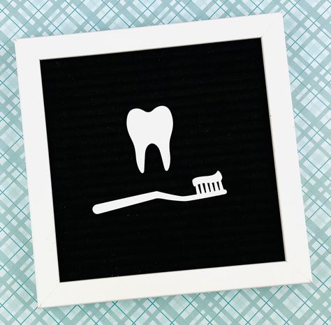 Brush Your Teeth Sign, Tooth Icon, Dental Hygienist Gifts, Word Decor, Dental Office Decor, Sugar Beet, Brush Your Teeth, Dentist Office, Office Decorations