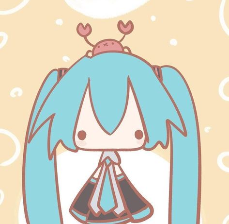 Cute Hatsune miku Miku Chibi, Miku Hatsune Chibi, Miku Chan, Miku Hatsune Vocaloid, Vocaloid Funny, Vocaloid Characters, Cute Little Drawings, Cute Doodles, الرسومات اللطيفة