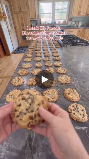 405K views · 7.6K reactions | This cookie recipe is a no fail!   100% Amazing every single time 😉🥰 #cookiesofinstagram #chocolatechipcookies #familygoals #bigfamilylife #easyrecipe #bakinglove #justthebells10 | Just the Bells  10 | Just the Bells  10 · Original audio Just The Bells 10 Recipes, Just The Bells 10, 100 Cookies Recipe, Christmas Cookie Recipes Holiday, Giraffe Cakes, Best Cookies Ever, Fun Cookies, Mini Chocolate Chips, Cookies Recipes Christmas