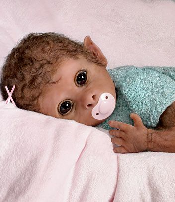 Baby Orangutan, Monkey Doll, Ashton Drake, Fantasy Doll, Mermaid Dolls, Toddler Dolls, Baby Monkey, Child Doll, Reborn Baby Dolls