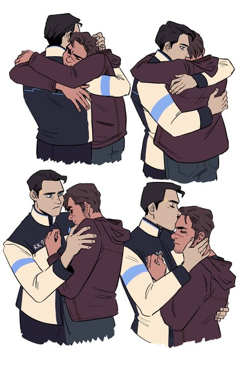 Rk900 X Rk800, Rk900 Fanart, Detroit: Become Human, Quantic Dream, Detroit Become Human Connor, Detroit Being Human, Becoming Human, I Like Dogs, Undertale Funny