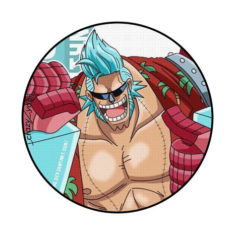 Franky One Piece Icon, One Piece Franky, Franky One Piece, One Piece Tattoos, Gear 5, Dragon Ball Artwork, Manga Anime One Piece, Anime Stickers, One Piece (anime)