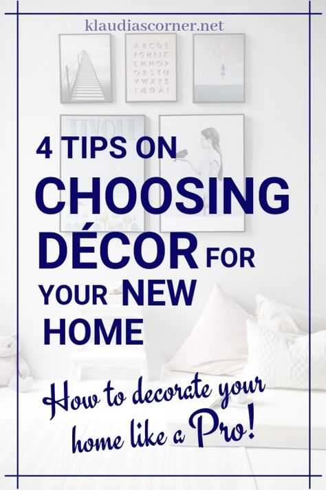 Moving To A New Home, Decorating A New Home, Big Move, Like A Pro, Decorating Your Home, New Home, The Neighbourhood, To Start, New Homes