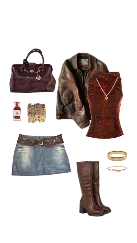 #cuteoutfit #outfitinspo #boots #fancy Brown Boots Women Outfit, Motor Boots Outfit, Cowboy Boot Outfits Fall, Broadway Outfit What To Wear To, Foldover Boots Outfit, Light Brown Boots Outfit, Coyote Ugly Outfit, Brown Boots Outfit Winter, Cowgirl Boot Outfits