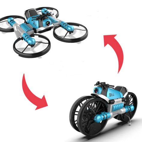 WiFi FPV RC Drone Motorcycle 2 in 1 Foldable Helicopter Camera 0.3 MP [Product specifications]: 20*7*20CM [Packing method]: color box [a box of weight]: e-commerce small package: 365 grams [Outer box specifications]: 75.2*44*58CM [Accessories list]: four-axis aircraft *1, watch remote control *1, motorcycle wheel *4, body USB*1, watch remote control USB*1, spare fan blade *4, screwdriver *1, manual *1 [Remarks]: Body battery 3.7V 550 mAh, watch remote control battery 3.7V 150 mAh, fligh... Akatsuki Wallpaper, Remote Control Drone, Air Craft, Fpv Drone, Old Phone, Rc Helicopter, Wifi Camera, Rc Quadcopter, Support Telephone