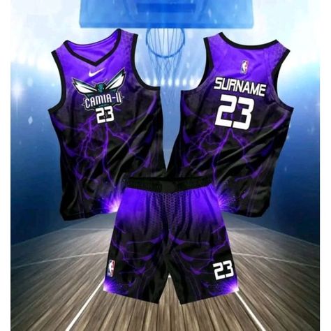 Purple Jersey Design Basketball, Purple Basketball Jersey, Jersey Design Basketball, Best Basketball Jersey Design, Basketball Kit, Custom Basketball Uniforms, Jersey Ideas, Basketball Uniforms Design, Purple Jersey