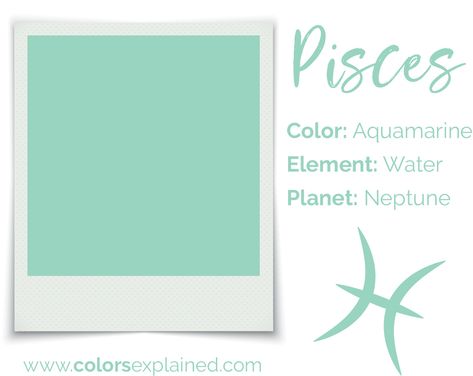 Zodiac Colors and Their Meanings - Your Zodiac Color Palette [2022 ] Aquarius Lucky Color, Zodiac Color Palette, Color Palette 2024, Ocean Witch, Colors And Their Meanings, Zodiac Colors, Pisces Color, Gemini Color, Libra Color