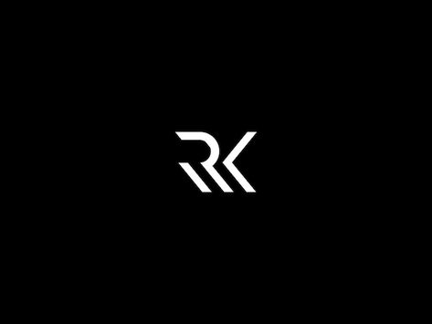 Rk logo deisgn | Premium Vector #Freepik #vector #adobe-icon #adobe-logo Rk Logo Design Letter, Rk Logo Design, Adobe Icon, Rk Logo, Logo Academia, Adobe Logo, K Logo, Alphabet Logo, Initials Logo Design