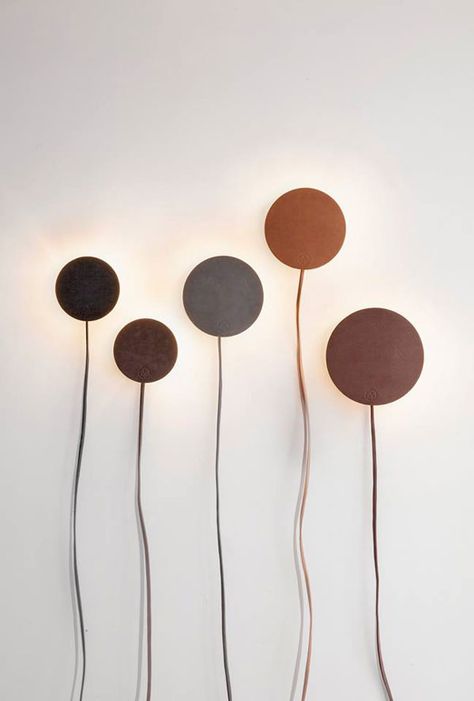 Diy Wall Lamp Lighting Ideas, Leather Lamps, Wall Lamp Diy, Leather Lighting, Leather Lamp, Lamp Inspiration, Diy Lampe, Turkish Tiles, Mid Century Table Lamp